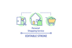 Personal Shopping Service Icon