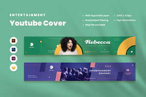 Entertainment Youtube Cover, a Social Media Template by Rahardi Creative
