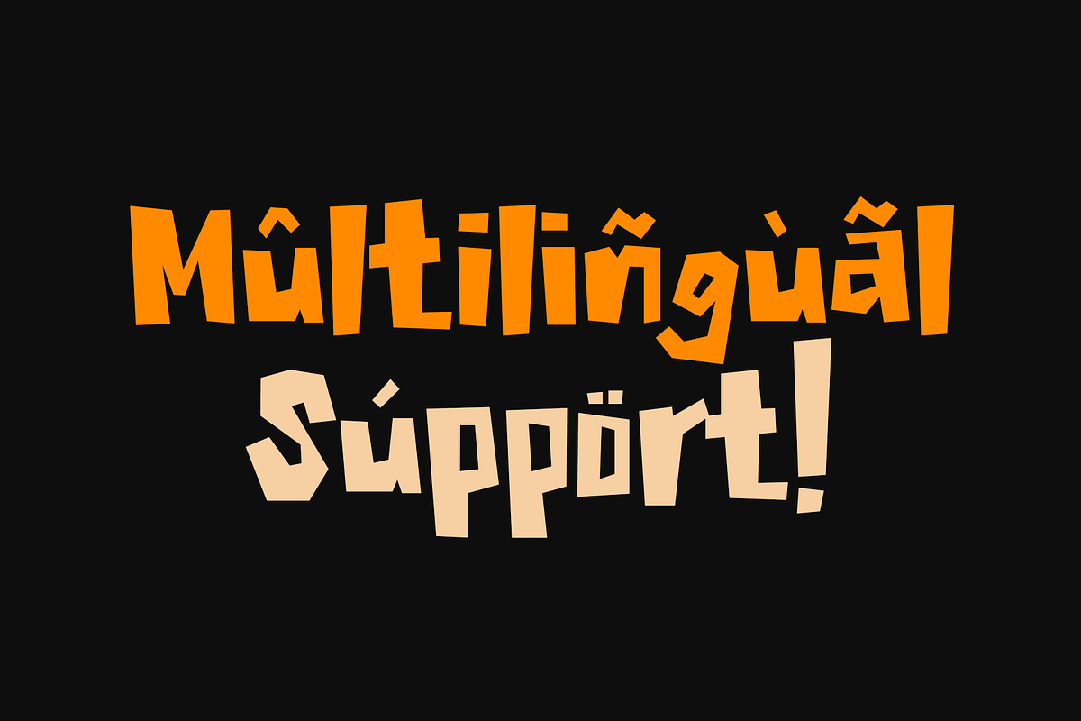 Cutzilla – Playful Display Font, a Font by alphArtype (Photo 9 of 10)