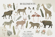 Exotic Wildlife Illustrations, a Decorative Illustration by Wild and Wonder by Ana (Thumbnail 3 of 13)
