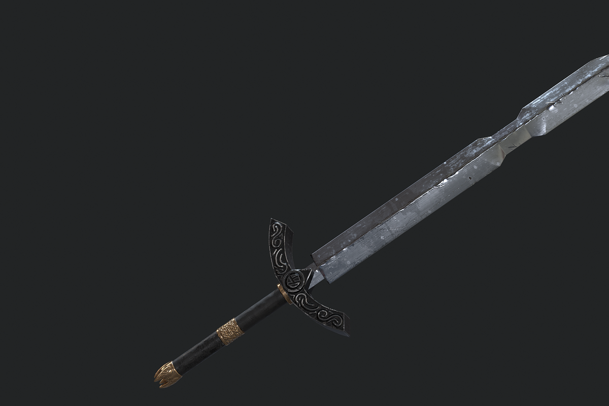 5 Fantasy Stylish Sword -PBR-, an Object 3D Model by TFE Game Art (Photo 10 of 15)