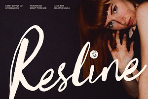CS Resline, a Script Font by Craft Supply Co.