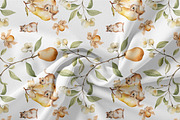 Watercolor Pear Magic Garden Set, an Animal Illustration by Pati Paints (Thumbnail 8 of 9)