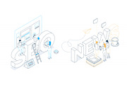 Technologies - Line Isometric Images, an iPhone Mockup by Boyko Pictures (Thumbnail 7 of 14)