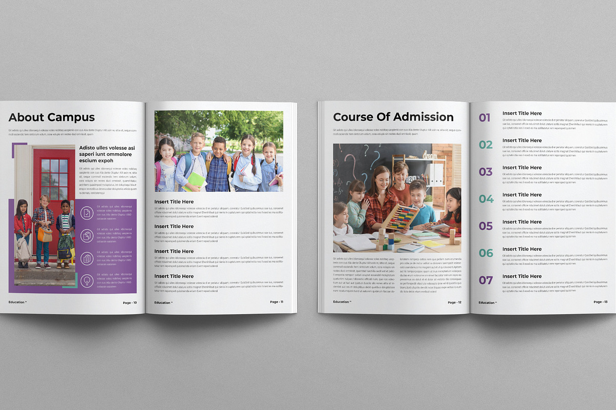 Education Brochure Template, a Brochure Template by E-Type (Photo 5 of 7)