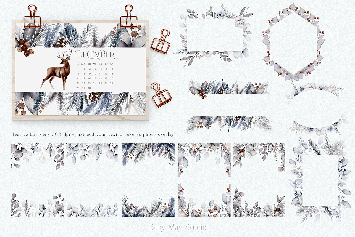 The Ultimate Winter Collection, an Animal Illustration by Busy May Studio (Photo 9 of 14)