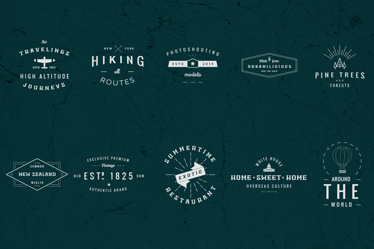 Vintage Logo Templates - vol 4, a Branding & Logo Template by Brazvan (Photo 4 of 4)