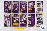 American Fooball Social Media Pack, a Social Media Template by Geelator Studio (Thumbnail 3 of 5)