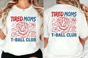 Tired Moms T-Ball Club PNG, an Illustration by OK Design (Thumbnail 2 of 5)