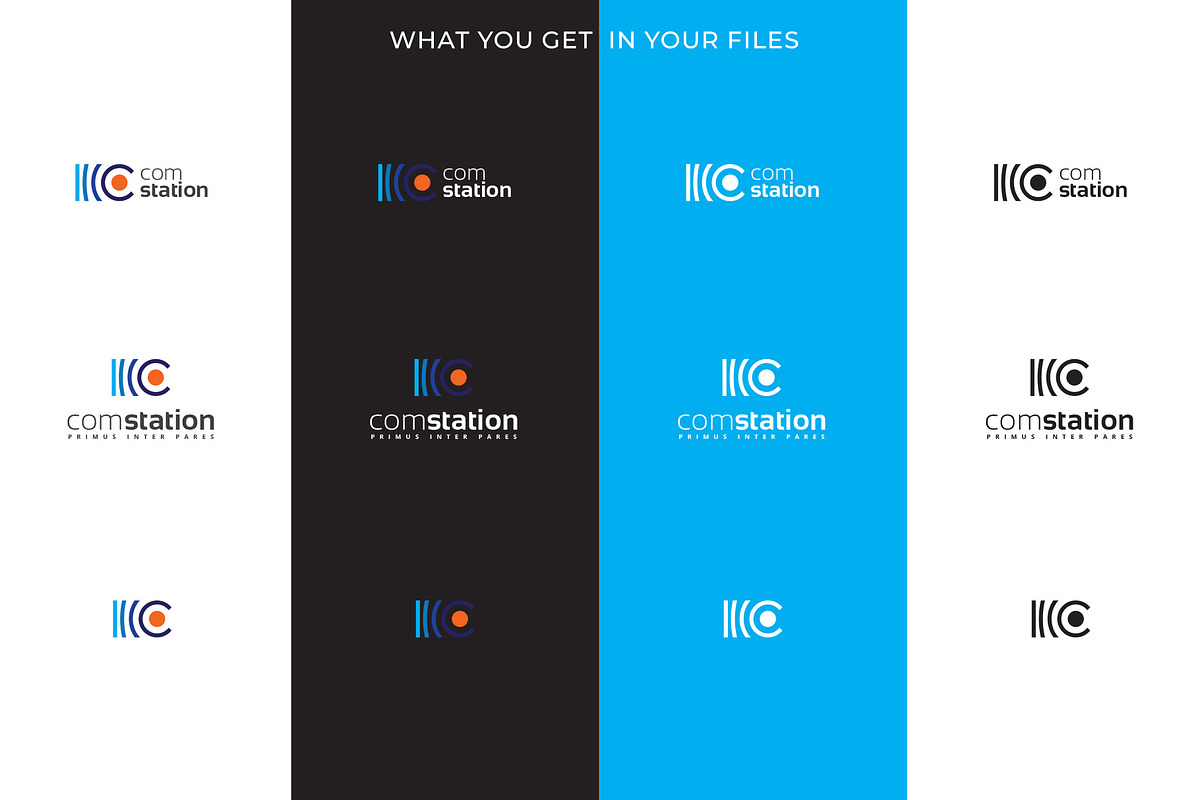 Comstation Letter C Logo Template, a Branding & Logo Template by Tovarkovdesign (Photo 4 of 6)