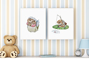 Watercolor Beatrix Potter Clipart, an Animal Illustration by SvetaArtStore (Thumbnail 2 of 5)