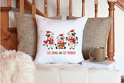 Farm Animal Christmas Cow Quotes PNG, an Illustration by Designking (Thumbnail 3 of 4)