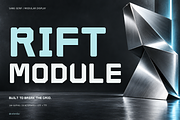 Rift Module — Solid Modular, a Sans Serif Font by Colorsfav (Thumbnail 1 of 11)