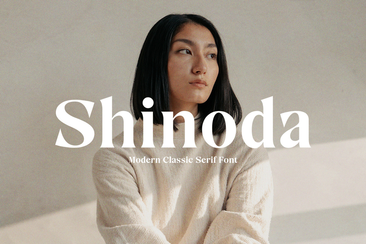 Shinoda | Classic Modern Serif, a Serif Font by Brand Type (Photo 1 of 9)