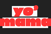 Megabold: World's Heaviest Typeface, a Sans Serif Font by Justin Penner (Thumbnail 3 of 9)