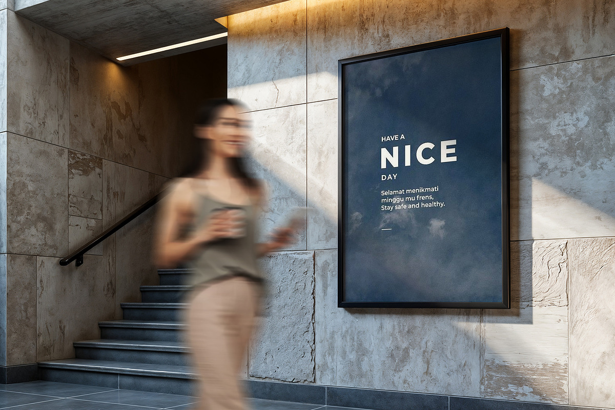 Underground Wall Poster Mockups, an Advertising Mockup by Dikarte.Store (Photo 5 of 8)