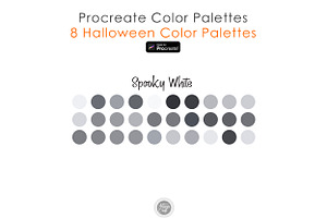 Halloween Procreate Color Palette