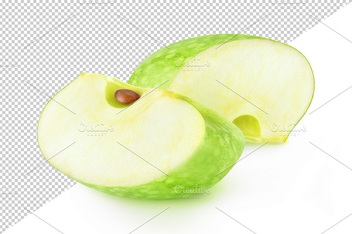 Slices of green apple, an Object Graphic by Fruits+Veggies (Photo 6 of 9)