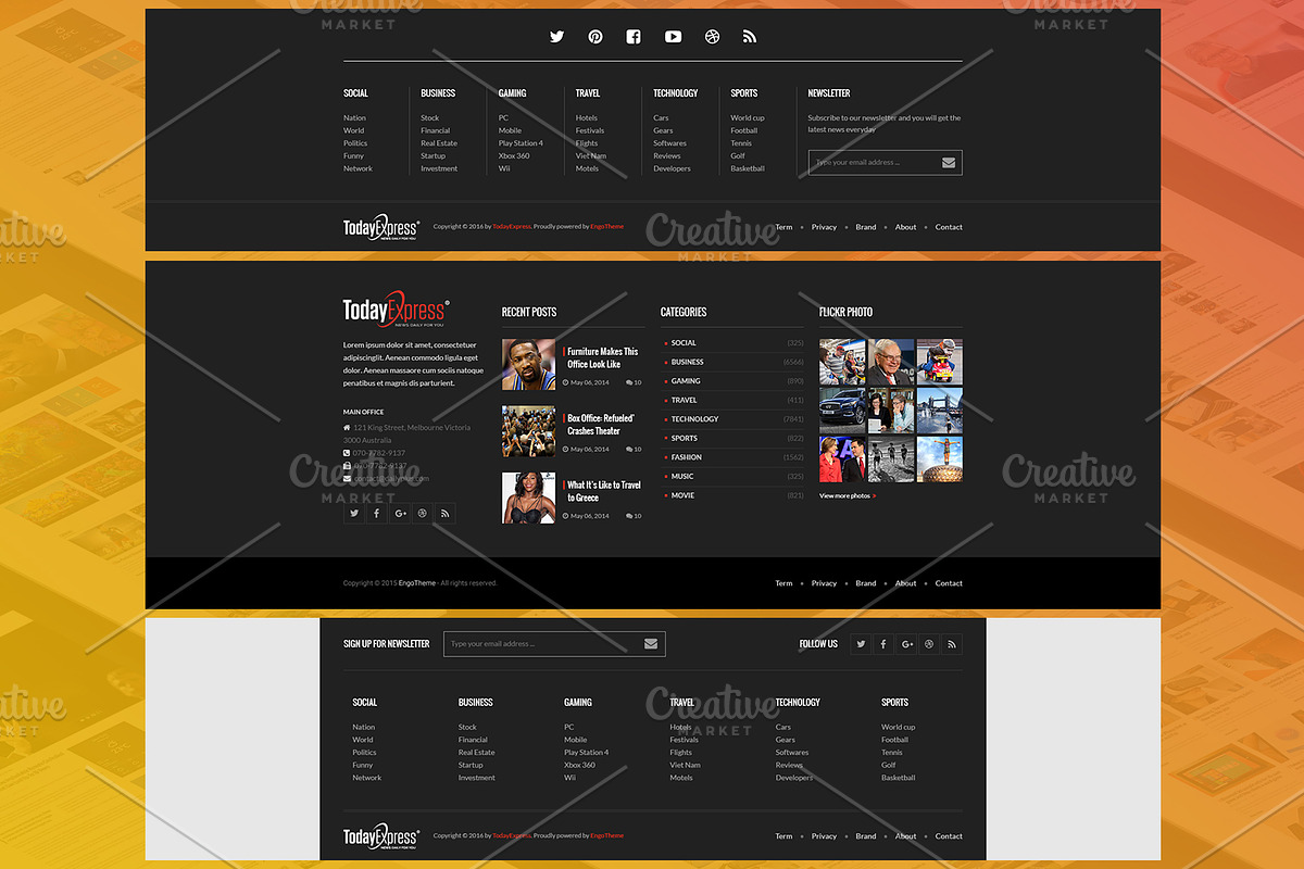 TodayExpress – News & Magazine PSD, a Websites & App Template by EngoCreative.com (Photo 5 of 5)