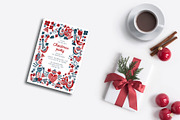Scandinavian Christmas Party Invite, an Invitation Template by Cyrah's Collection (Thumbnail 2 of 3)