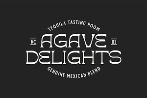 AGAVE DELIGHTS - Display Typeface