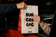 Drive Thru Paper Bag Mockup, a Packaging Mockup by The Rose Project (Thumbnail 1 of 3)