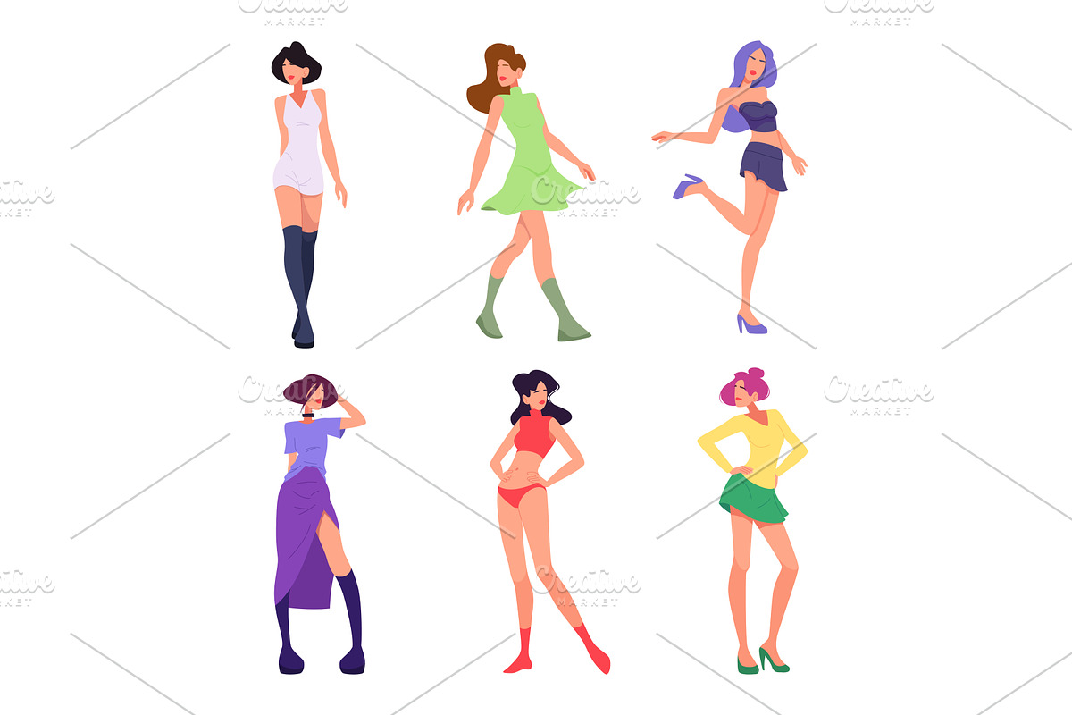 Fashion. Stylish beauty characters, an Object Illustration by Onyx