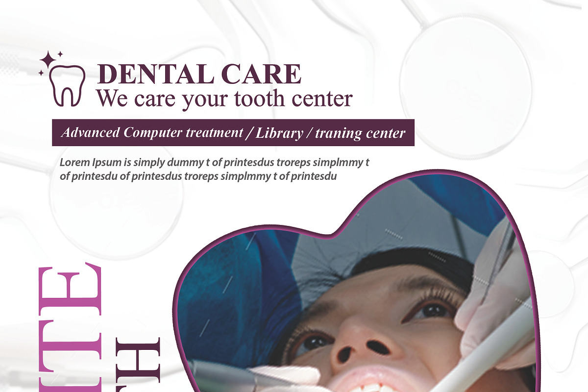 Dental Care Flyer, a Flyer Template by TheGraphicsWorld (Photo 3 of 4)