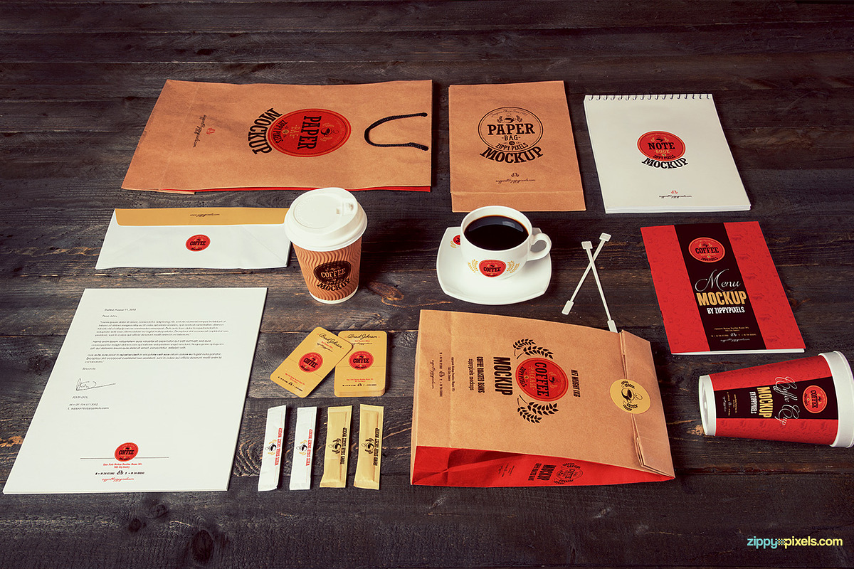 Coffee Branding & Packaging Mockups, a Cups & Container Mockup by ZippyPixels (Photo 7 of 14)