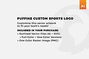 Puffin | Custom Sports Logo, a Branding & Logo Template by Doug Houvener (Thumbnail 2 of 2)
