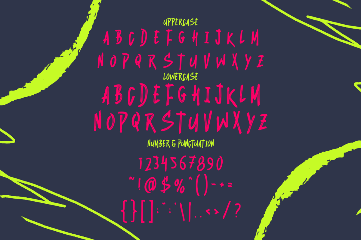 Flowbrush Brush Font, a Font by PutraCetol Studio (Photo 5 of 5)