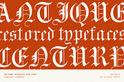 Antique Blackletter Font - No.13, a Blackletter Font by Century Library (Thumbnail 1 of 5)