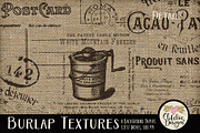 Burlap Texture Background Papers, a Texture Graphic by Clikchic Designs (Thumbnail 4 of 5)