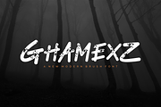 Ghamexz - Font, a Handwritten Font by artchiles_design (Thumbnail 1 of 5)