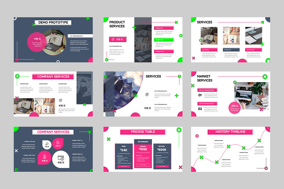 Parttime Keynote Template, a Presentation Template by TMint Creative ...