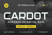 Cardot - A Modern Geometric Font
