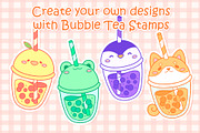 Procreate Brushes Bubble Tea, a Food Illustration by InkPrintsTattoo (Thumbnail 3 of 5)