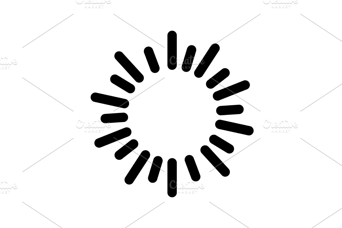 A Stylish Sun Icon Illustration, an Illustration by the8monkey