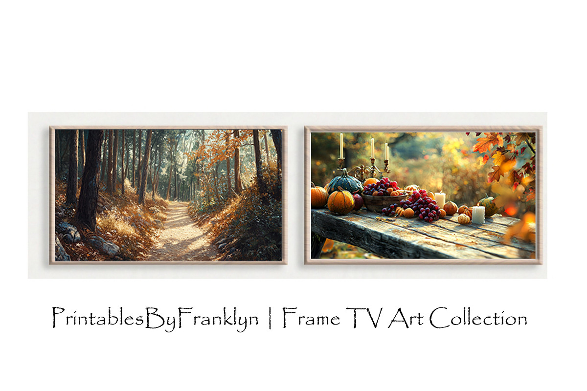 Samsung Frame TV Art Set 50 Autumn, a Wallpaper Photo by PrintablesByFranklyn (Photo 6 of 12)