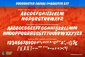 Doorbuster Casual Sign Painter Font