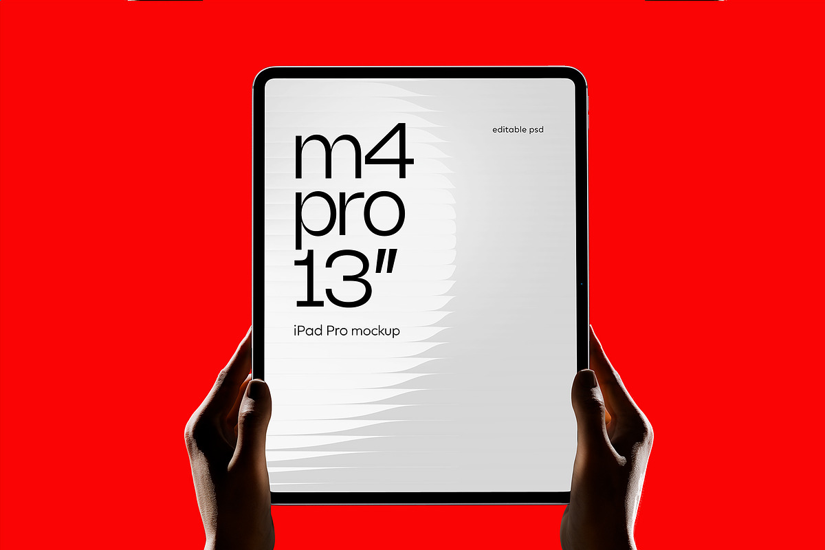 iPad Mockup Landscape Holding Set, an iPad Mockup by Croma Studio (Photo 4 of 5)