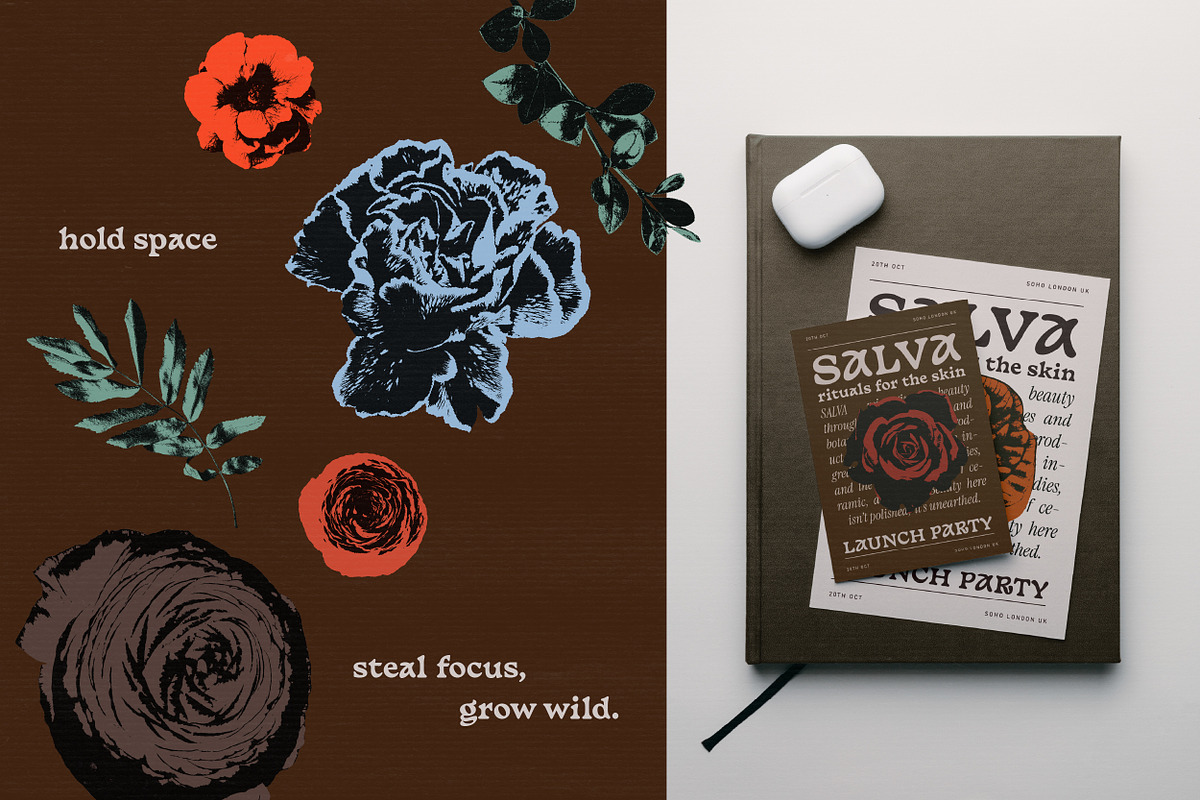 FERAL FLORA Collage Elements, an Object Graphic by angelainthefields (Photo 3 of 12)