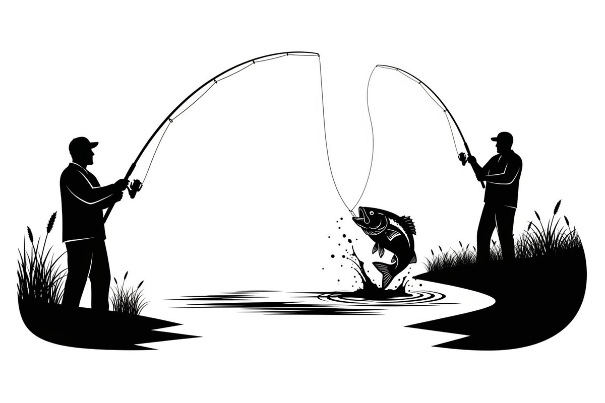 Fishing Silhouette Vector Bundle, an Illustration by hafijul (Photo 29 of 51)
