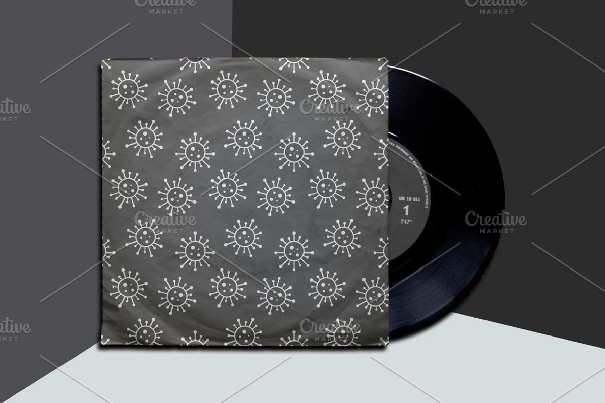 Drawing seamless virus patterns, a Pattern Graphic by ExpressShop (Photo 3 of 6)