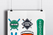 Ski Winter Sports Logo, an Illustration by Iryna Danyliuk (Thumbnail 2 of 8)