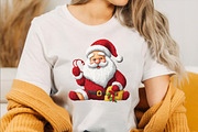 Crochet Yarn Christmas Santa Clipart, an Illustration by SVGArt (Thumbnail 6 of 8)