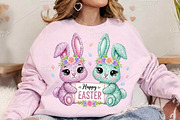 Cute Easter Bunny PNG, an Illustration by Canvas Craft (Thumbnail 4 of 6)