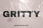 Gritty Text Effect, a Layer Style Add-On by wavebreak (Thumbnail 2 of 2)