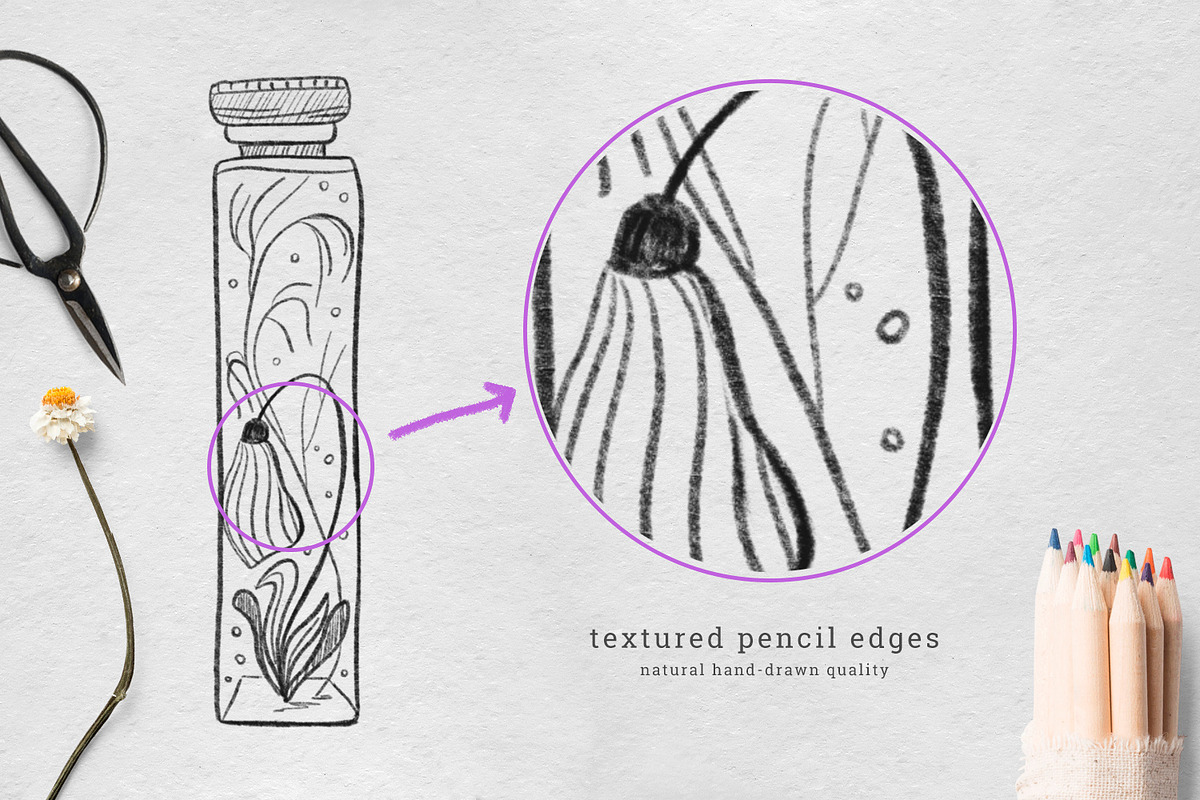 Cute Little Things for Procreate, a Brush Add-On by Gray Cat Graphics (Photo 5 of 10)