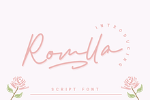 Romlla - Script Font